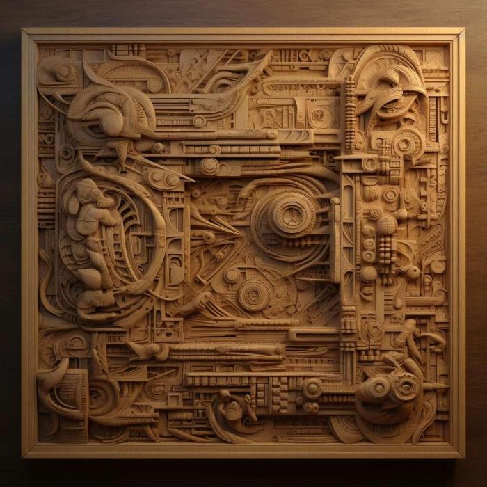 نموذج ثلاثي الأبعاد لآلة CNC 3D Art 